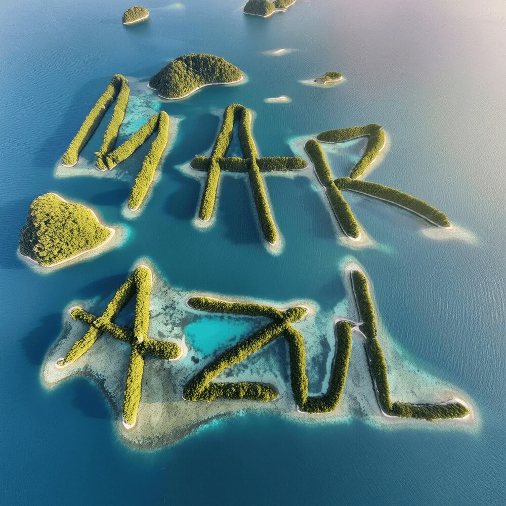 mar azul